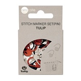 Набор маркеров для вязания "amicolle", тюльпан, размер 22*12мм, Tulip, AC-032e