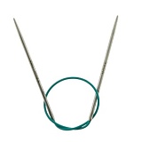 Спицы круговые укороченные "Mindful" 2мм/25см, нержавеющая сталь, серебристый, KnitPro, 36038