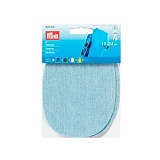 Заплатки термокреевые 10*14см, 100% хлопок, голубой, 2шт в упаковке, Prym, 929300
