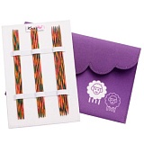 Набор "Double" спиц чулочных длиной 15см "Symfonie", 5 размеров, KnitPro, 20664