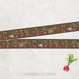 Купить недорого   Тесьма декоративная, тканая "Редиски", ширина 16мм, 100% полиэстер, Acufactum,  в интернет магазине Фэмили хоби