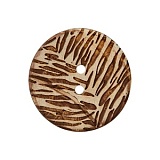 Пуговица с 2 отверстиями, размер 30мм, кокосовый орех, Union Knopf by Prym, U0453845030001801-15