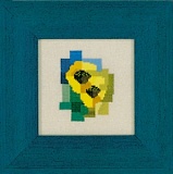 Купить недорого   Набор для вышивания "Подсолнухи" 7*9см, Acufactum Ute Menze, 2002  в интернет магазине Фэмили хобби