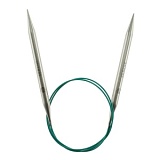 Спицы круговые "Mindful" 8мм/80см, нержавеющая сталь, серебристый, KnitPro, 36106