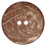 Пуговица с 2 отверстиями, размер 40мм, кокосовый орех, Union Knopf by Prym, U0045099040002001-12