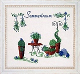 Купить недорого   Набор для вышивания "Летние мечты" 34*31см, Acufactum Ute Menze, 2201-03  в интернет магазине Фэмили хобби