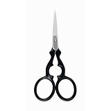 Ножницы для шитья, вышивания, длина 9см, закаленная сталь, черный, Kleiber, 921-77