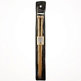 Спицы прямые "Bamboo" 6,5мм/25см, бамбук, натуральный, 2шт в упаковке, Tulip, KNS100650
