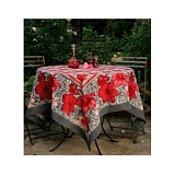 Скатерть "Exotic flower grey-red" 150*220см, Mas d'Ousvan, 28.15.220