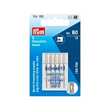 Иглы для швейных машин 705 HDK, с щелью в ушке № 80, сталь, серебристый, Prym, 154166