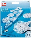 Устройство для плетения цветов, диаметр 12см, пластик, серый/фиолетовый, Prym, 624156