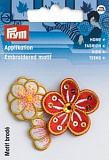 Термоаппликация "Цветы" 45*50мм, 100% полиэстер, Prym, 926688