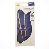 Спицы круговые "Knina Swivel" 4,5мм/100см, бамбук, натуральный, Tulip, KS-1000450