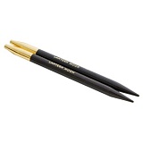 Спицы съемные укороченные "Lantern Moon" 7мм/10см, эбеновое дерево, 2шт в упак, KnitPro, 350151